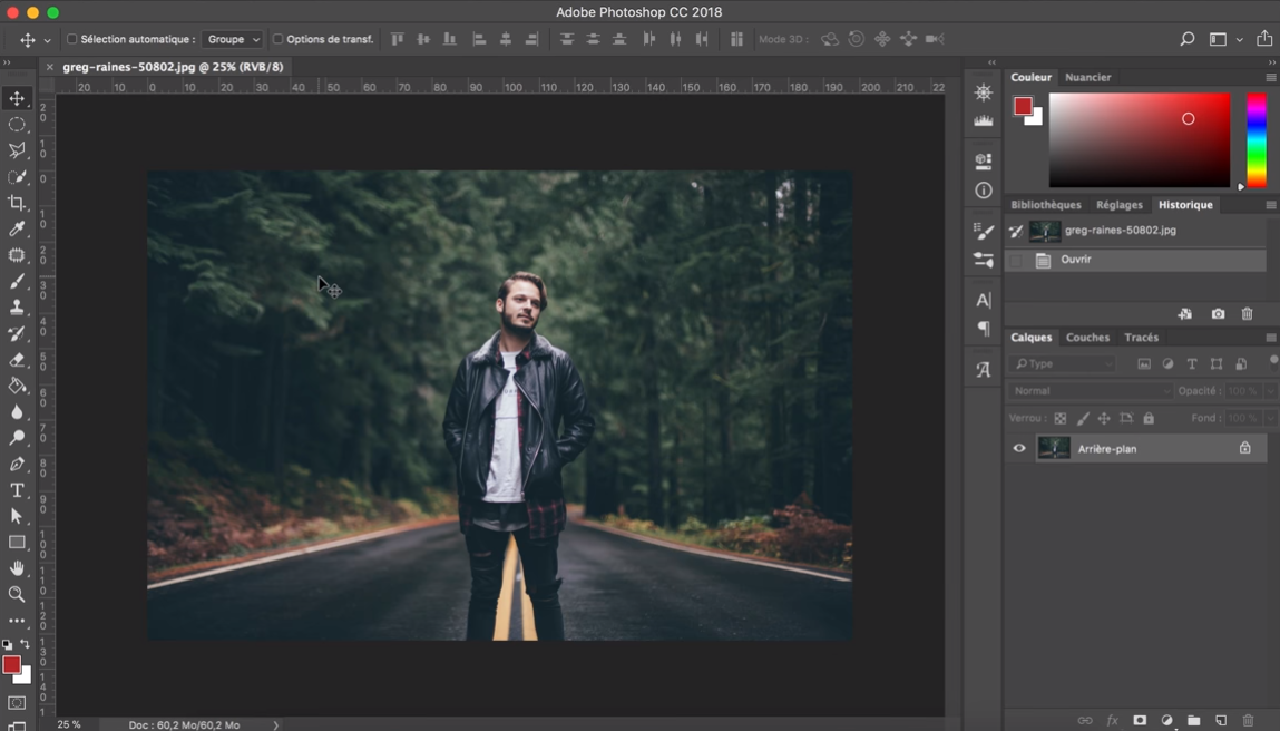 photoshop tuto flouter un visage
